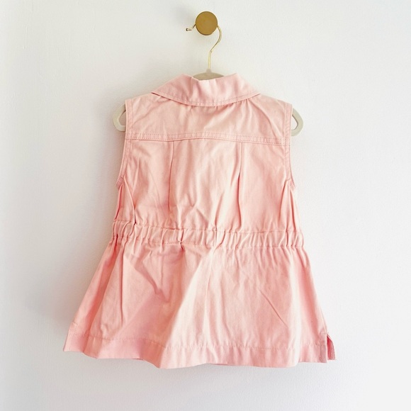 (NWOT) Stylish Aspen Kids Light Pink Vest with Gold Accents Toddler Girls 2T - Picture 3 of 4